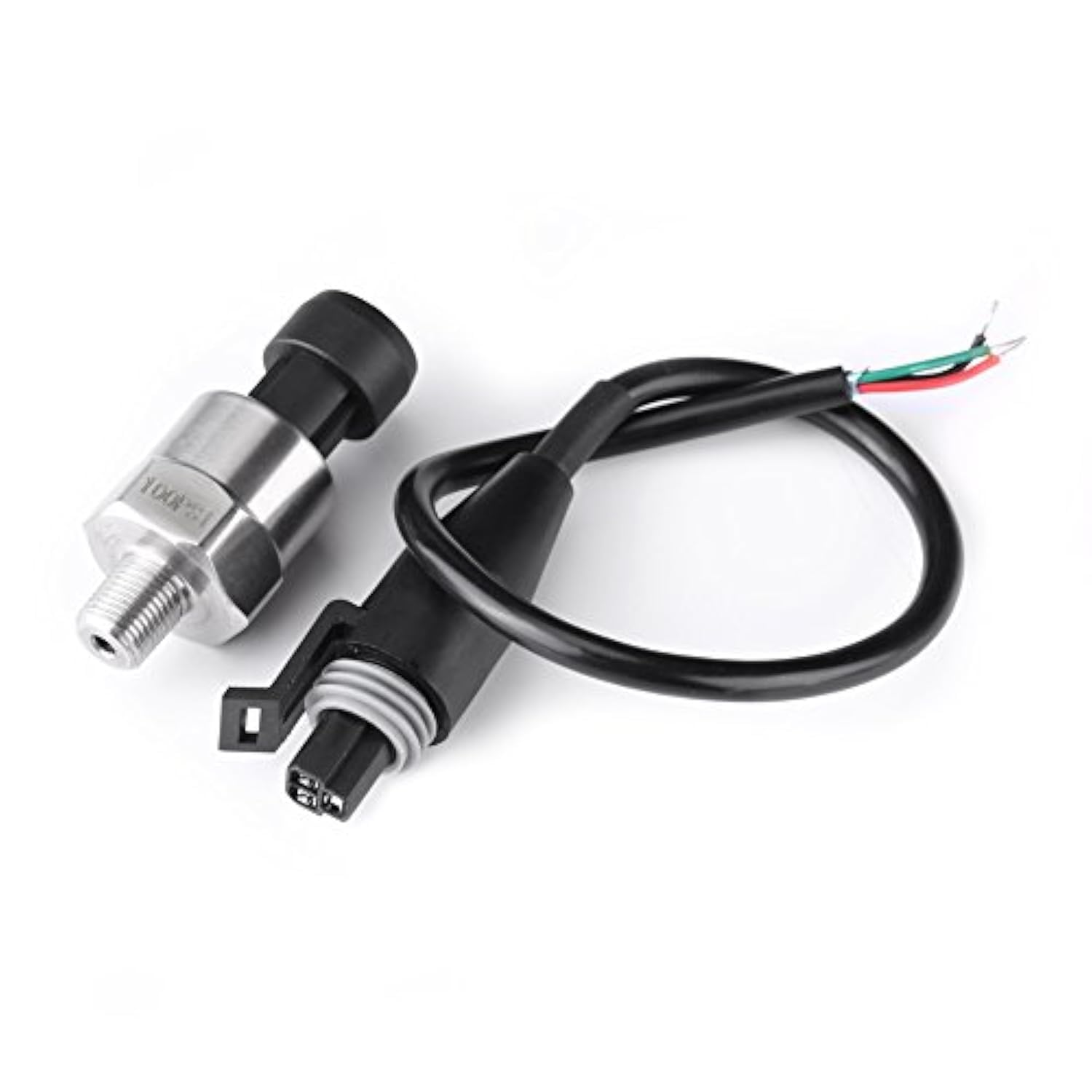 100 Psi Pressure Transducer Pressure Sensor Pressure Transducer Sender Sensor 316 Stainless Steel Oil Pressure Transmitter for Oil Fuel Air Water,