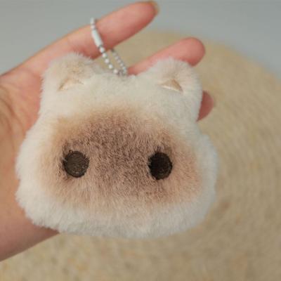 Capybara Plysch Doll Toy Star Tecknad Nyckelring Väska Hänge Soft Doll Nyckelring Ryggsäck Bilväska Nyckelhänge Dekor Kid Present