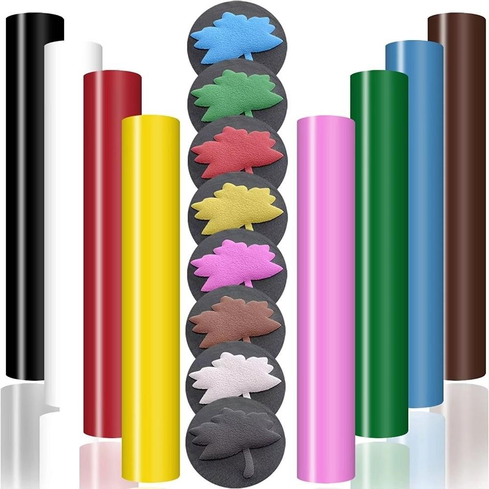 Easy To Cut 3D Puff Heat Transfer Vinyl HTV Printing DIY Craft Supplies Iron on Vinyl 25*30CM PU Foam Transfer Film