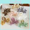 Presilha de Cabelo Flor Colorida Elegante Perfeita Para Penteados Arrumados e Looks Fashion