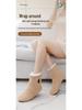 Red Light Therapy Heated Cotton Shoes: Winter Velvet, Thickened, Anti-Frost Foot Warmers.