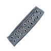 Headband Punk Style Rock Air-eye Decor Hair Band Elastic Fabric Eyelets Punk Headwrap Hair Accessory