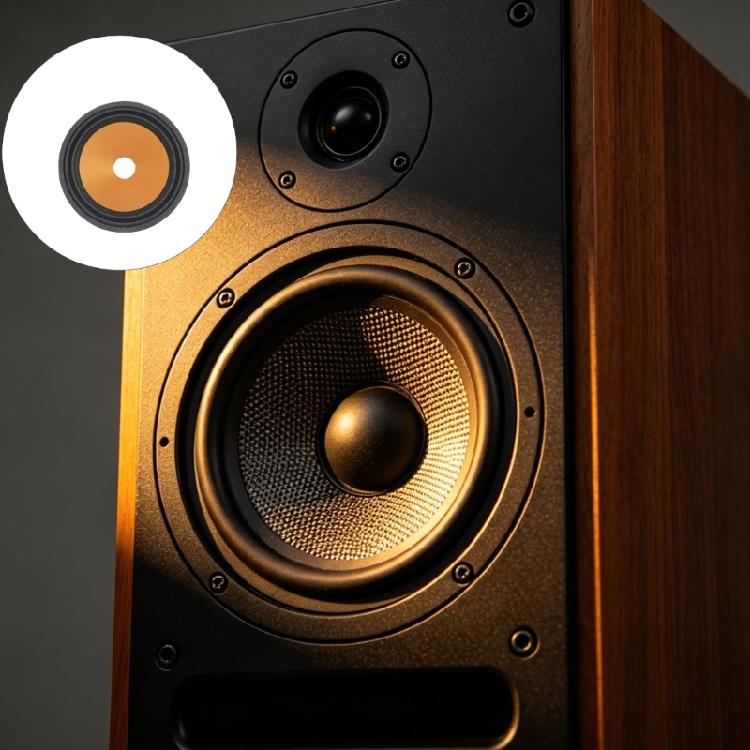 High Performances Golden Cloth Surround Cones Replacements For 4‑15Inch Woofer DIY Repair And Restoration Repair Part