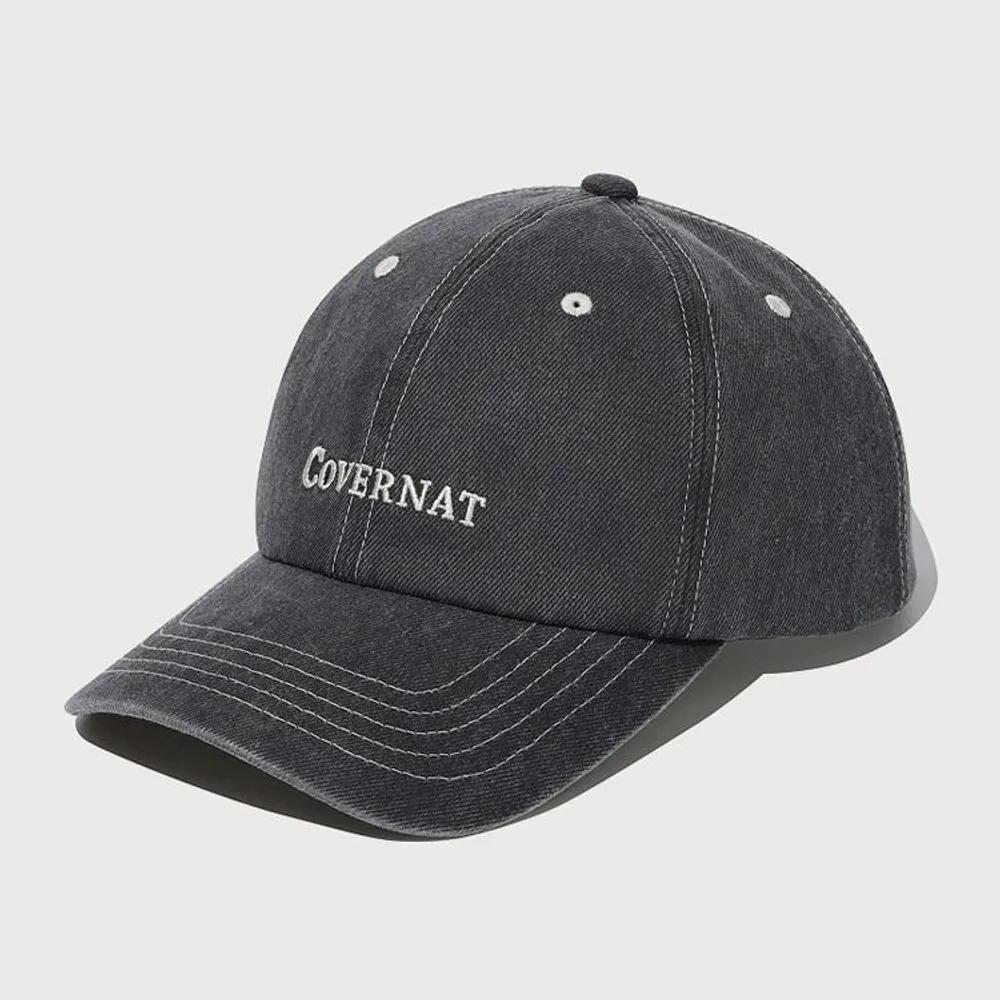 [COVERNAT] Logo Cozy Fit Ball Cap Charcoal CO2606CA19CH