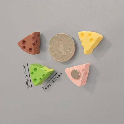 5/10 ks Sýr Mini Sýr Magnet na lednici Roztomilá Malá Magnetická Dekorace Po Nástěnka