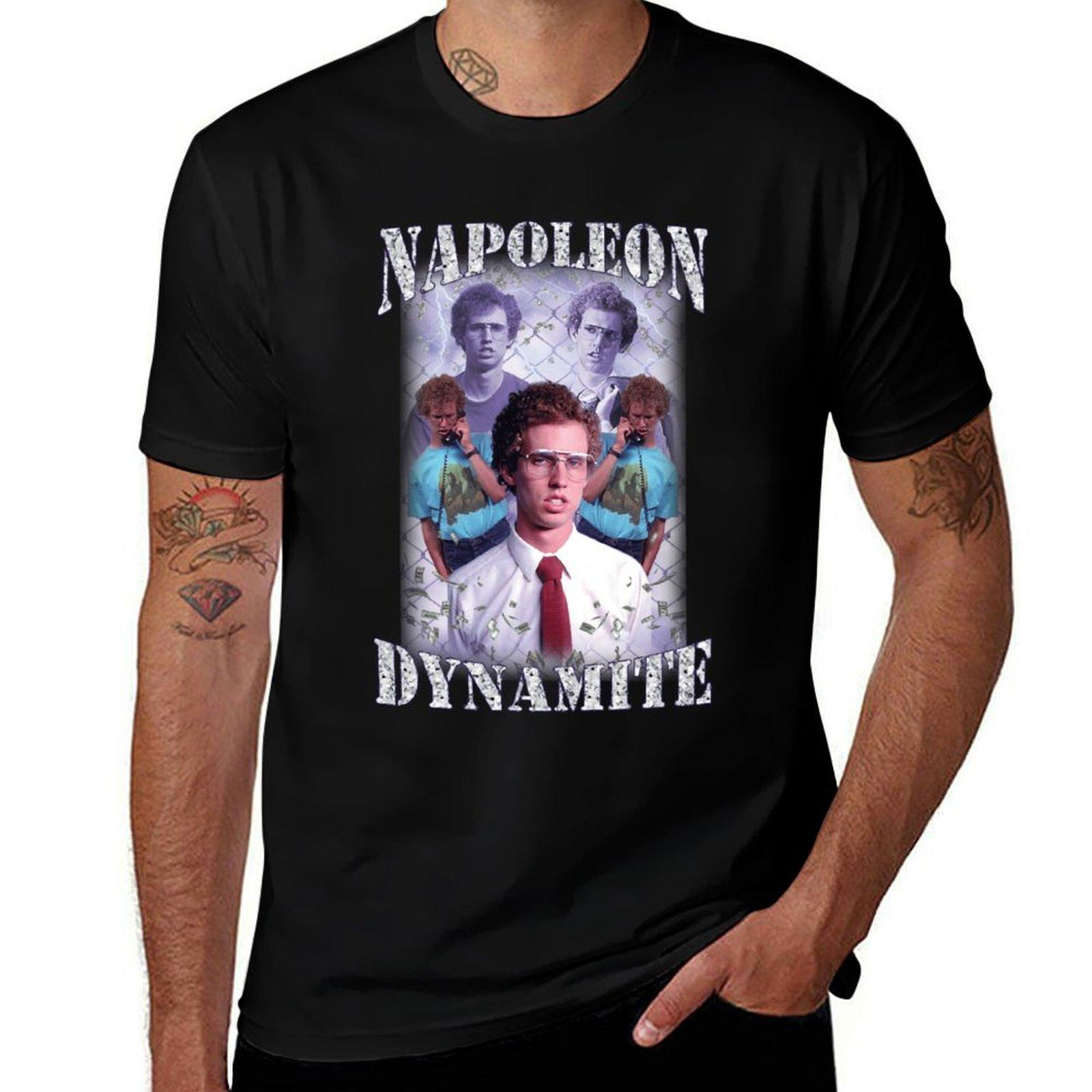 

Napoleon Dynamite T-Shirt black cotton t-shirt plain for man package t shirt personalised g man t shirts for men T-Shirt M