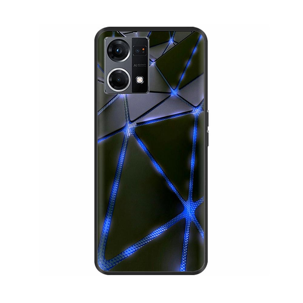 For Oppo F21 Pro CaseTPU Bumper Soft Silicone Bumper Back Phone Cases for OPPO F21 Pro Reno 7 Reno7 4G Case Cover Fundas Coque