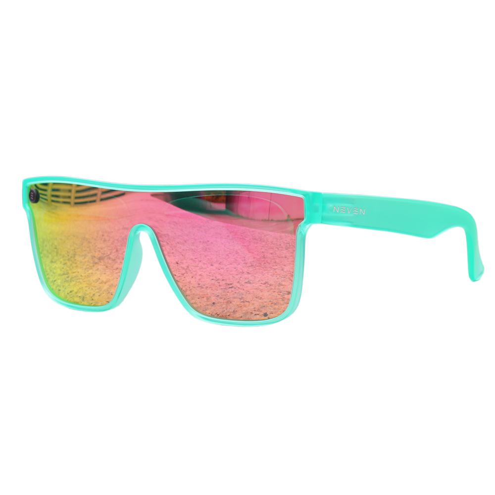 NEVEN Iridescent Polarized Cycling Glasses - Large Frame, Wind & Sand Protection Sunglasses