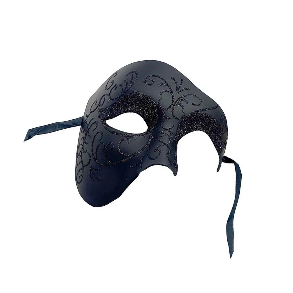 Fashion Masquerade Masks Creative Halloween  Masks Simple The Phantom Dancer Mask  Halloween Party