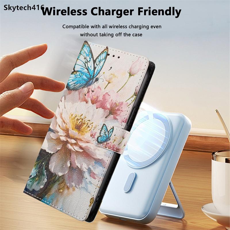 Leather Wallet Flip Case For Realme 9i 10T 12 12X 13 14 14T 14X 15 15T Pro Plus 4G 5G  Cover