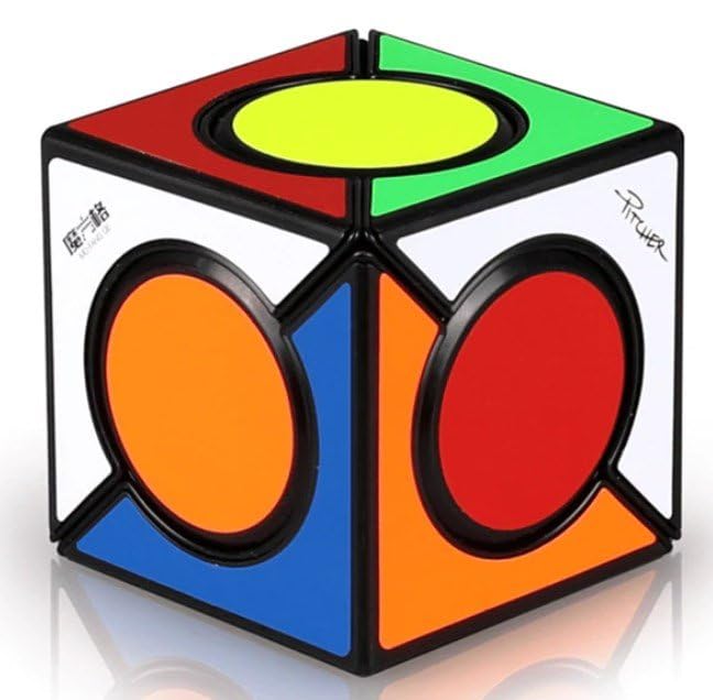 Kancharo Six Spot Cube with a Pouch for Convenient [Comes Storage]… (Black)