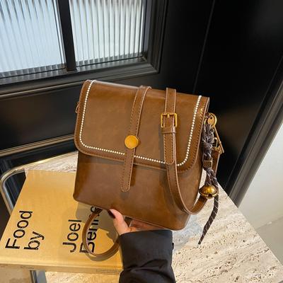 Simple Casual Design Handbag Women'S Autumn And Winter Tide Fashion Foreign Style Versatile Shoulder Messenger Bag