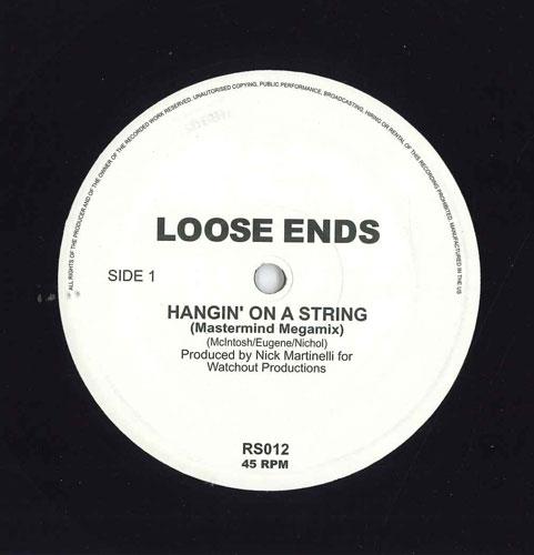 

12inch Record LOOSE ENDS Hangin On A String Mastermind Meg RS012 NOT ON LABEL 2001 US Dance Electronica Used