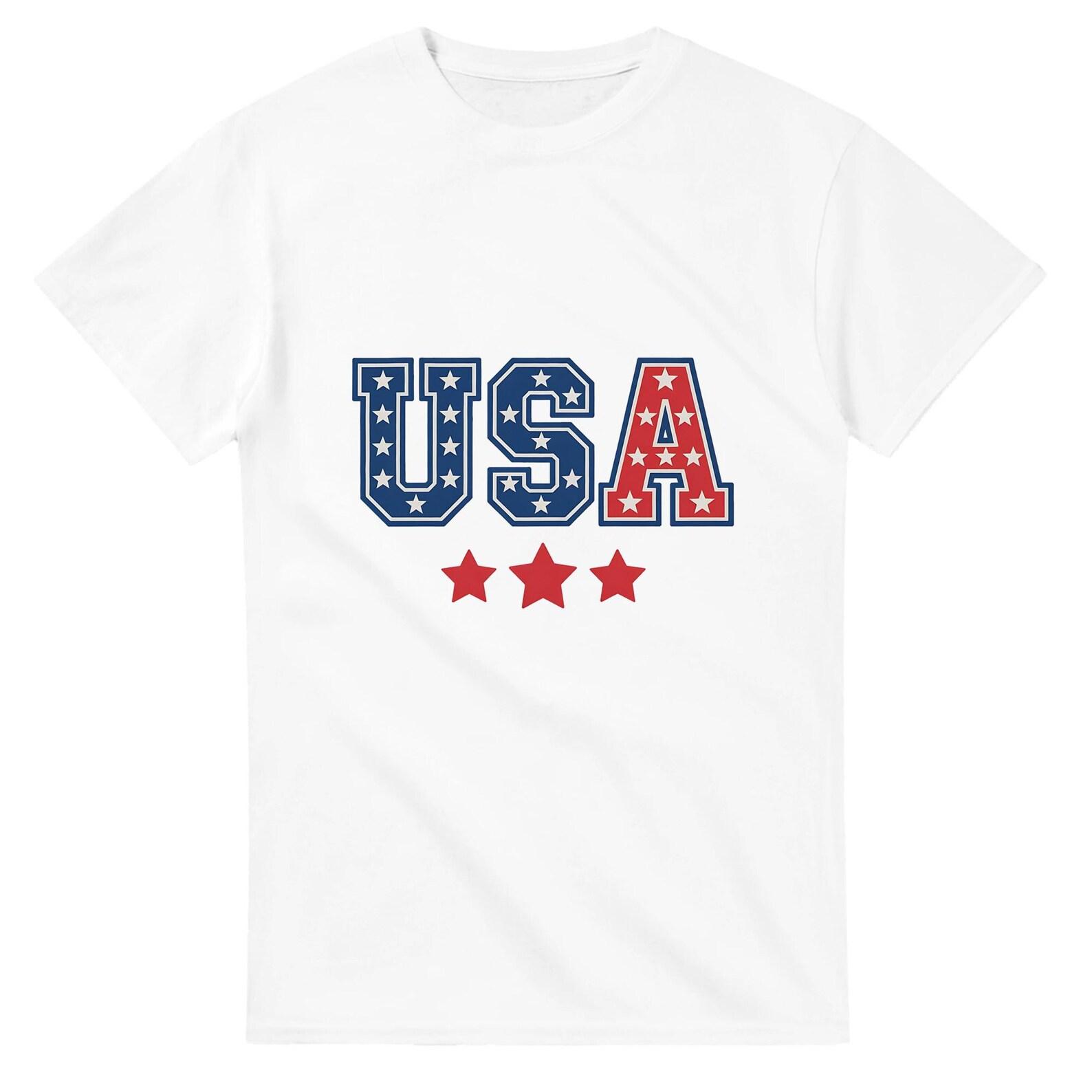 4th of July, Usa Unisex Crewneck T shirt L