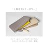 [HIGH FIVE] Fragment Case Cowhide Thin Wallet Card Case Coin Purse Gusseted Smart Wallet Women's Men's Black