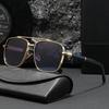 New Men's Fashion Square Frame Driving Sunglasses
