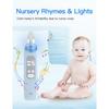 Baby Nasal Aspirator, Electric Nose Sucker with 5 Levels Suction, Soothing Light & Nursery Rhymes