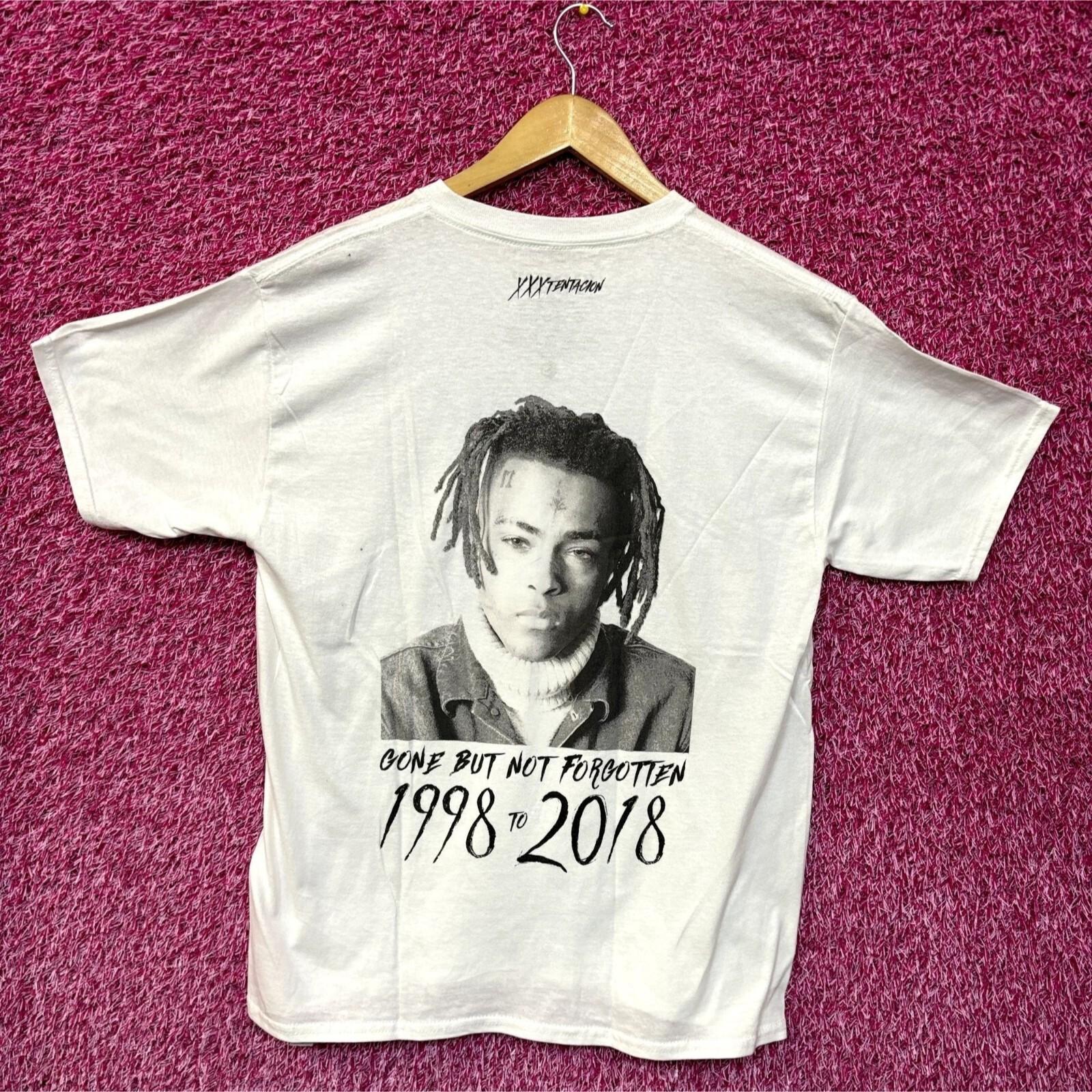 XXXTentacion Ушел, но не забыт Рэп-футболка в честь Маленький размер XXXL