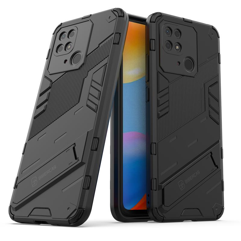 Phone Holder Case For Xiaomi Redmi 10C Case Bumper Hard Armor Full Back Cover For Redmi 10C Case For Redmi 10C 10A 10 9 9C 9A 9T