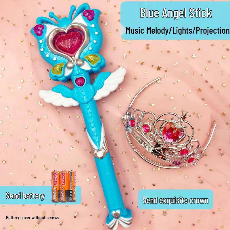 Magic Fairy Wand with Light, Music, and Projection for Girls