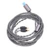 Replacement Sound Upgrade Cable 4 Core Silver Plated Copper with 3.5mm 2.5mm 4.4mm Plug for