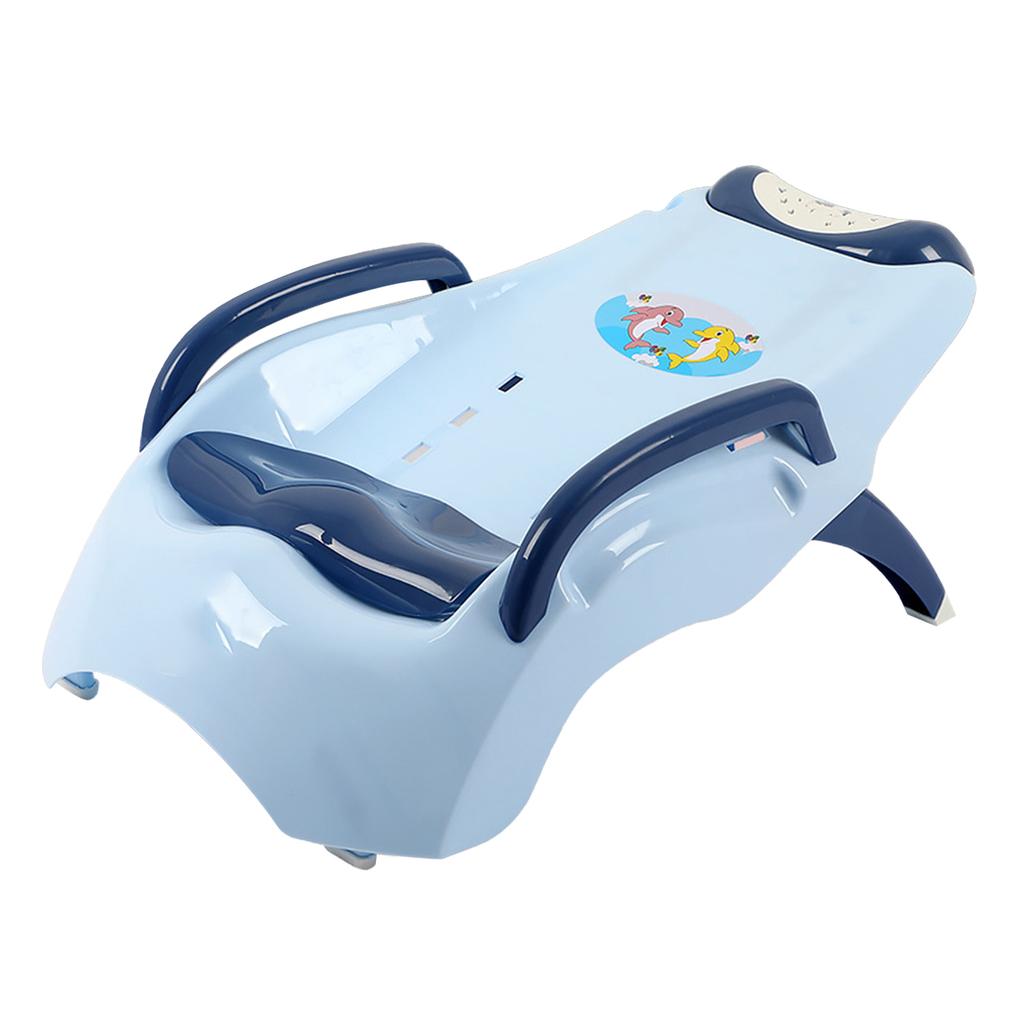Kids Hair Washing Chair Multi Levels Ergonomic Design Foldable Child Shampoo Bed for Home Hair