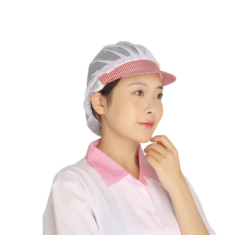 Unisex Breathable Cook Hat Mesh Design Cook Cap Dust Kitchen Portable
