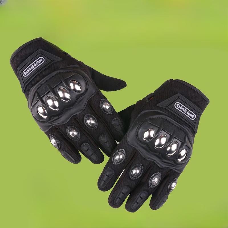 Miling Hard Shell Steel Motorcycle Gloves