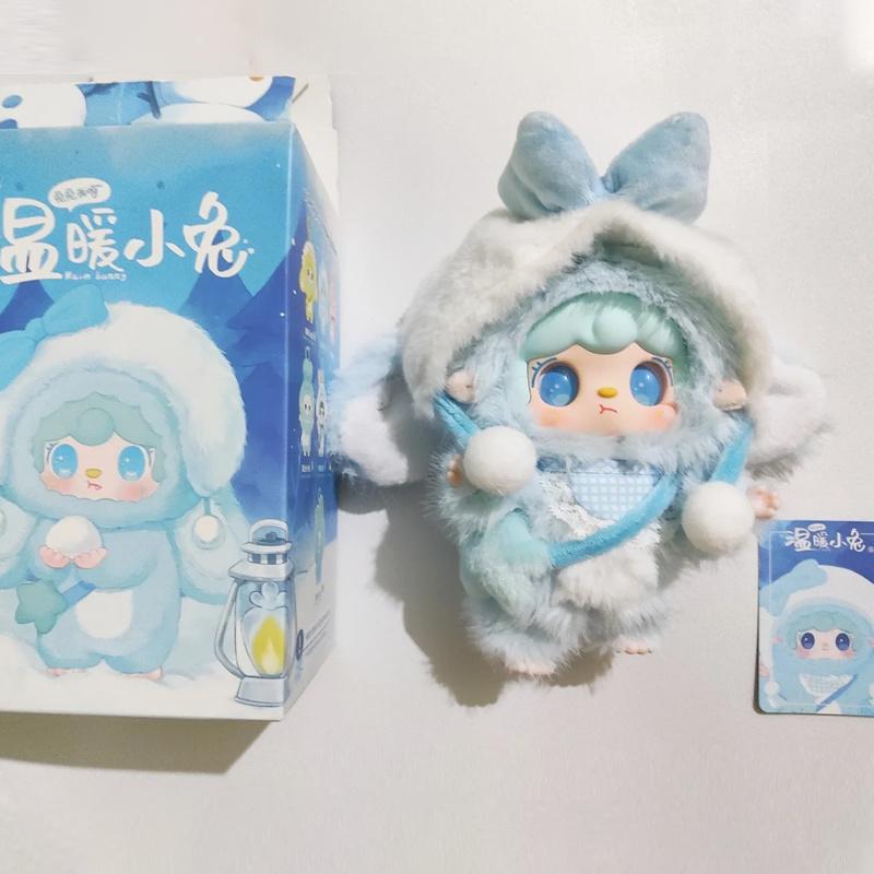 Neue Yooki V3 Warme Kaninchen Serie Blind Box Niedliche Vinyl Plüschfigur Sammlung Schreibtisch Dekoration Mystery Box Kindergeburtstagsgeschenke