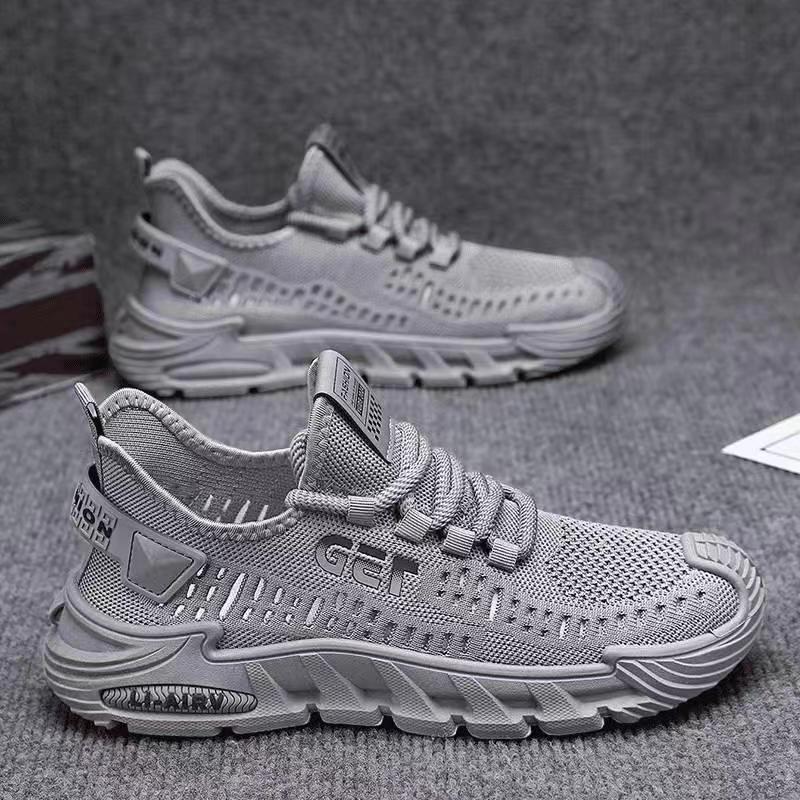 New Breathable and Lightweight Men's Casual Shoes Non-slip Walking Style Outdoor Large Size Sports Running Shoes