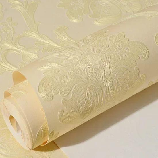 

Европейский стиль 3D тонкое тиснение нетканые обои вертикальная полоса гостиная спальня ТВ фон стена самоклеящиеся обои 0.53m X 1m