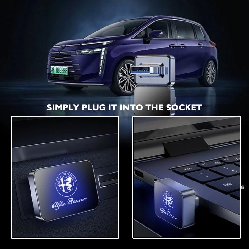 Autoaufkleber Für Alfa Romeo Auto-USB-Stick 64 GB 32 GB 16 GB Speicherstick Geschenk Für Alfa Romeo Giulia 147 Mito 156 159