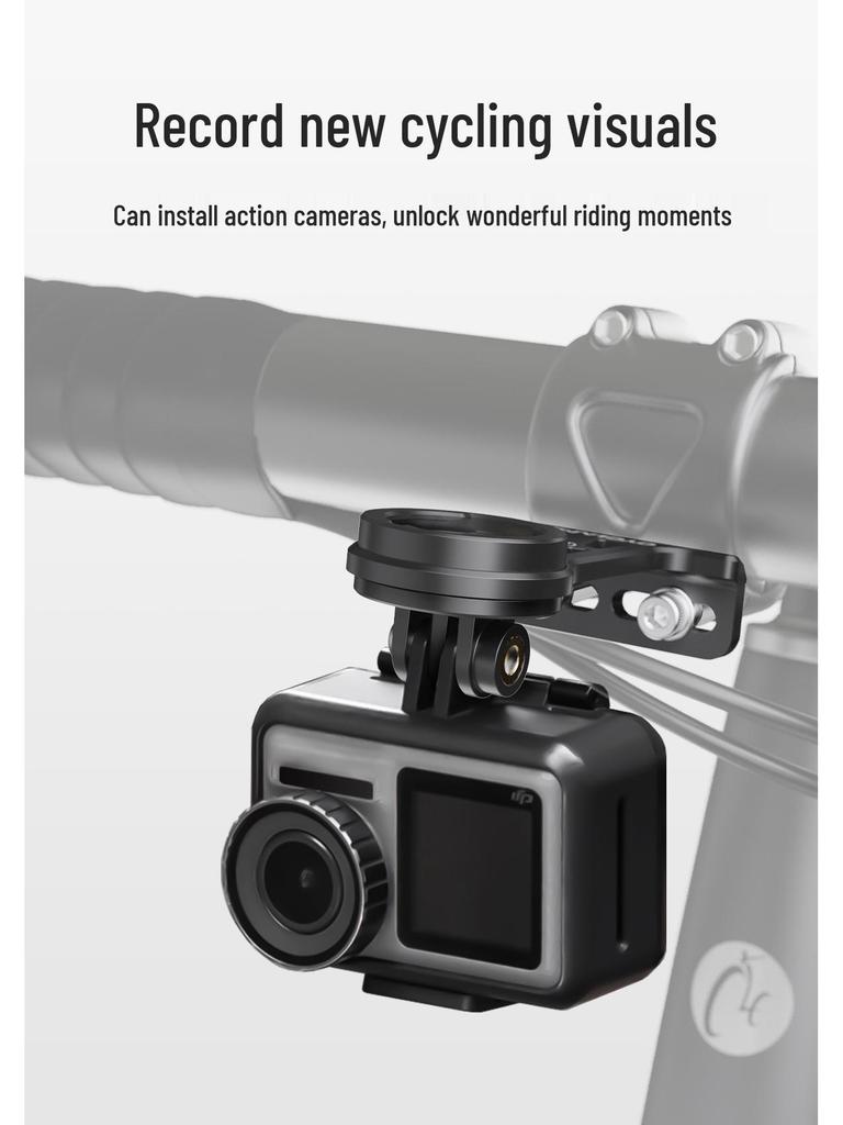 Carbon Fiber Aero Handlebar Extension Mount for Bike Computers & Accessories