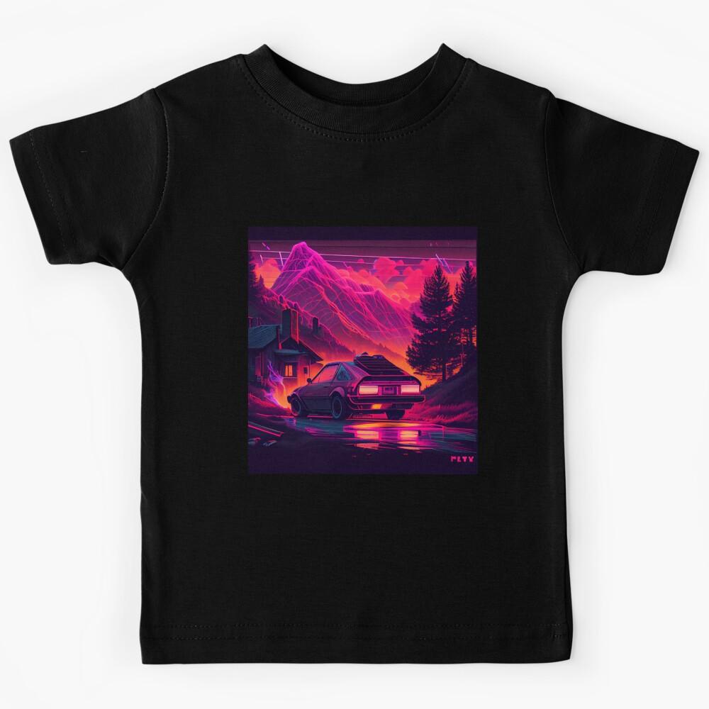 Retro Country Drive - Synthwave Kids T-Shirt 100