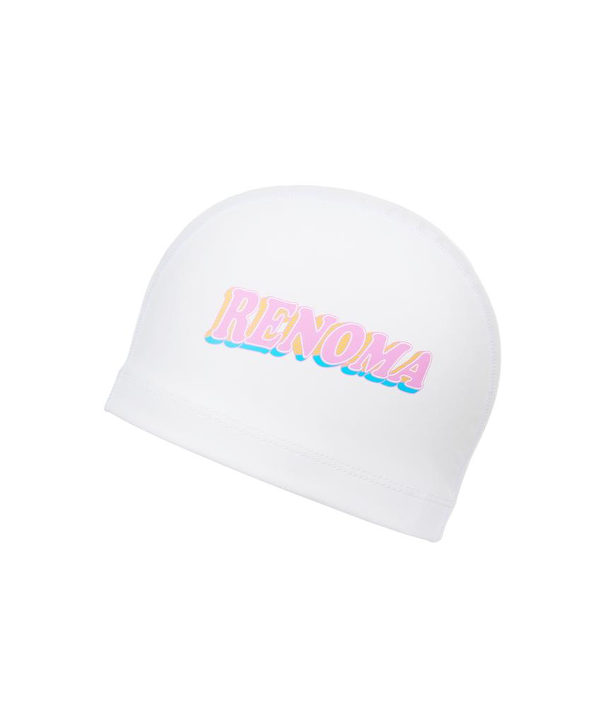 Lenomasuyeongbog Toys Adult Retro Text Pu Swim Cap White Ro-Rc2F002-Wh