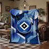 Hamburger SV Football Print Flannel Blanket Soft Warm Sofa Bed Throw Blanket For Home Office Bedroom