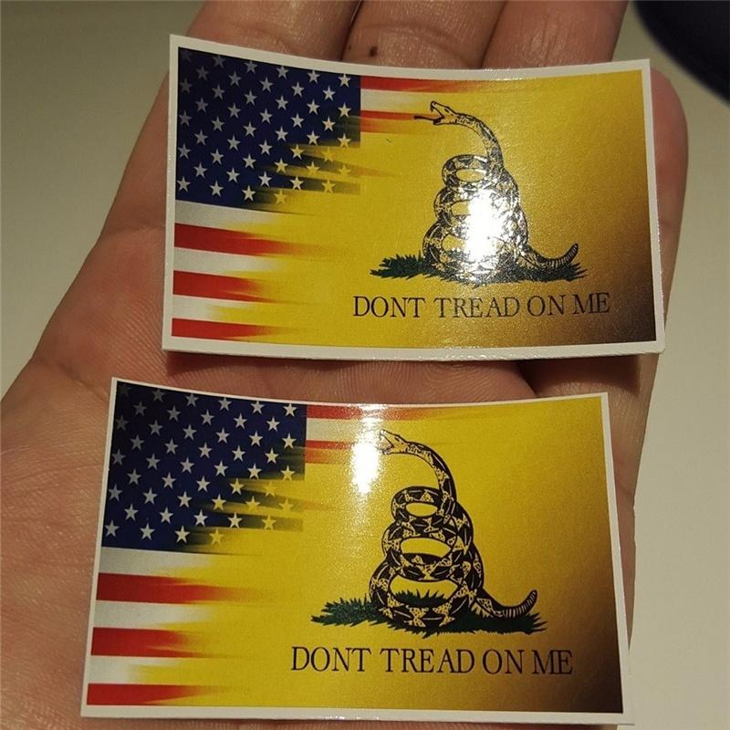 Neue 3 Stück Dont Tread On Me Gadsden Flag Vinyl Aufkleber Aufkleber Autoaufkleber