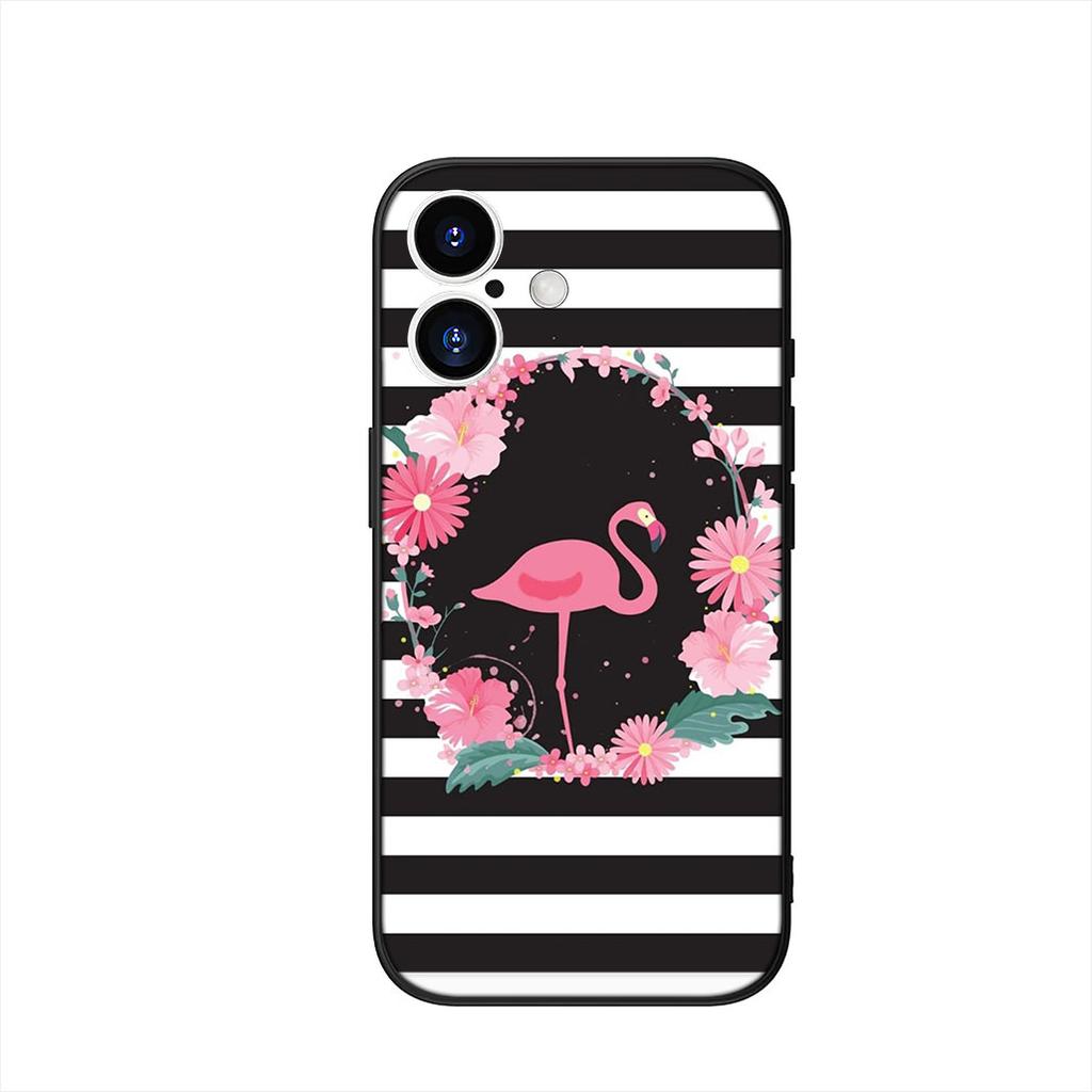 Flamingo Handyhülle Case für Apple iPhone 16 15 14 Plus 13 12 Mini 17 Pro Max + 16E Air 16+ ProMax Hülle