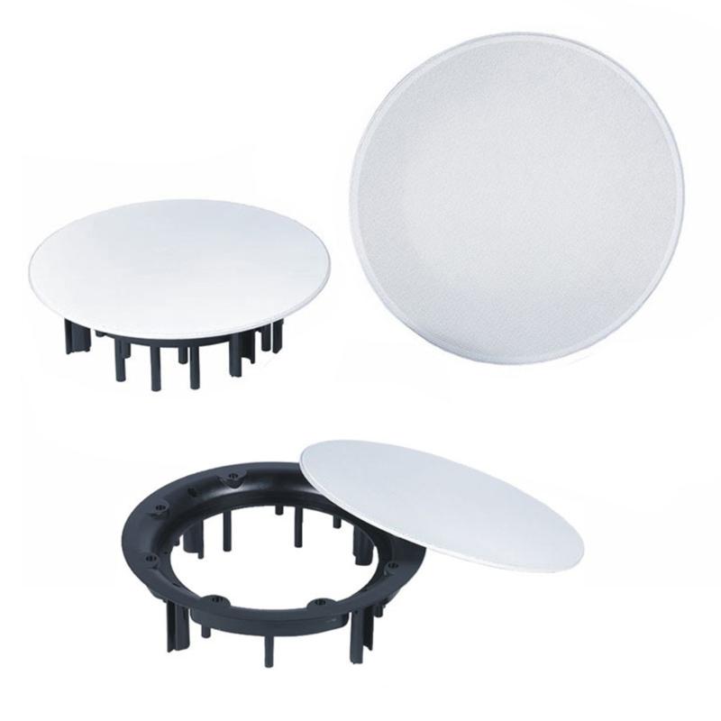 4/5/6.5/8inch Ceiling Speakers Cover Decorative Round Metal Net Mesh Grille Ceiling Speakers Grill Holder Mouting Base