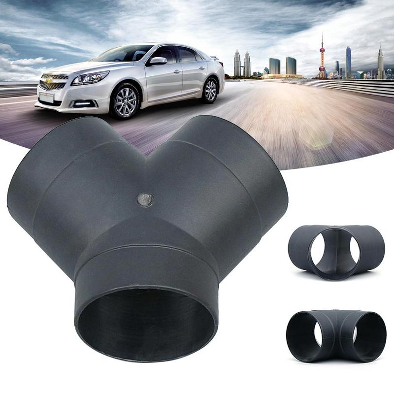 75mm Air Vent Ducting Y Piece Elbow Pipe Outlet Exhaust Connector For Eberspaecher Air For Diesel Parking Heater