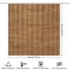Natural Fiber Shower Curtain Rustic Woven Design For Bathroom Decor, Rectangular Shape, Perfect Fit Your Bathtub Or Tubs With Ro
