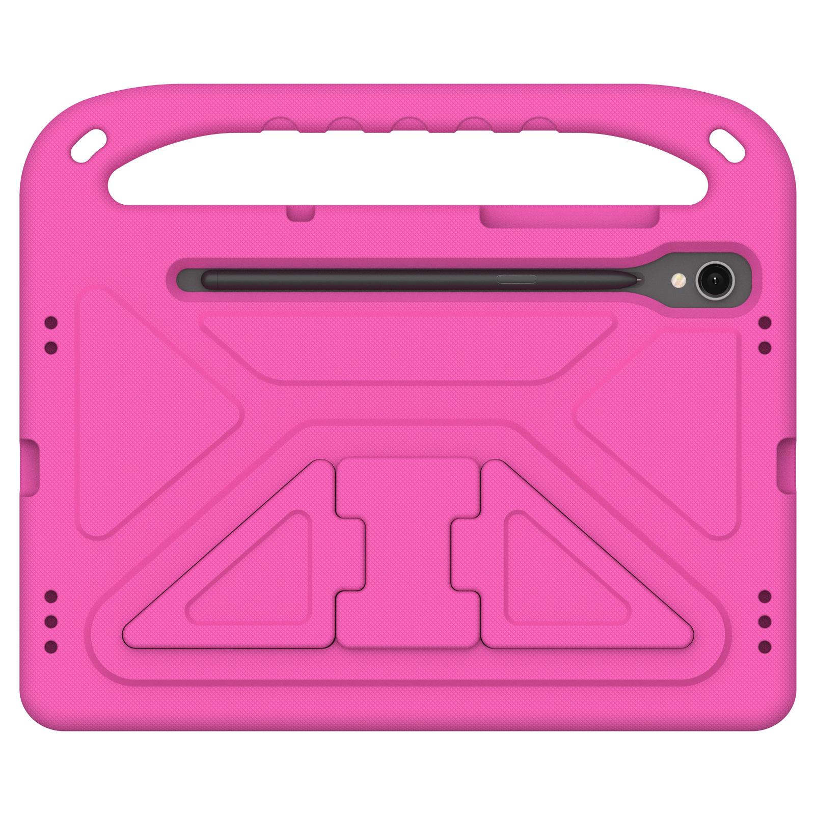 

For Galaxy S11/S10Lite/S10FE/S9FE/S9/S8/S7 Tablet Anti-Drop Protective Case S10 Lite-S10 FE 10.9 рожевий червоний колір