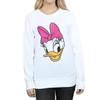 Disney Womens/Ladies Daisy Duck Head Painted Sweatshirt