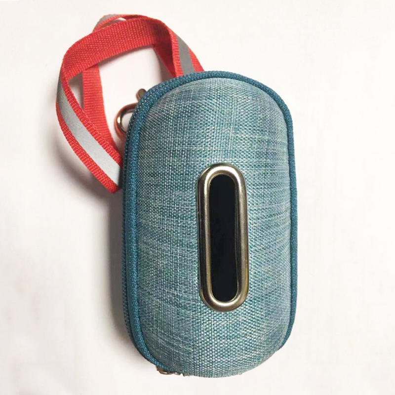 Portable Outdoor Pet Dog Poop Bag Dispenser Pick-Up Waste Holder Pouch with Rope Cleaning Waste Garbage Box