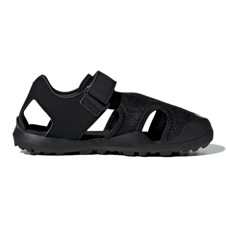 (GS) Adidas Captain Toey K Sandals Black Kids' FX4203