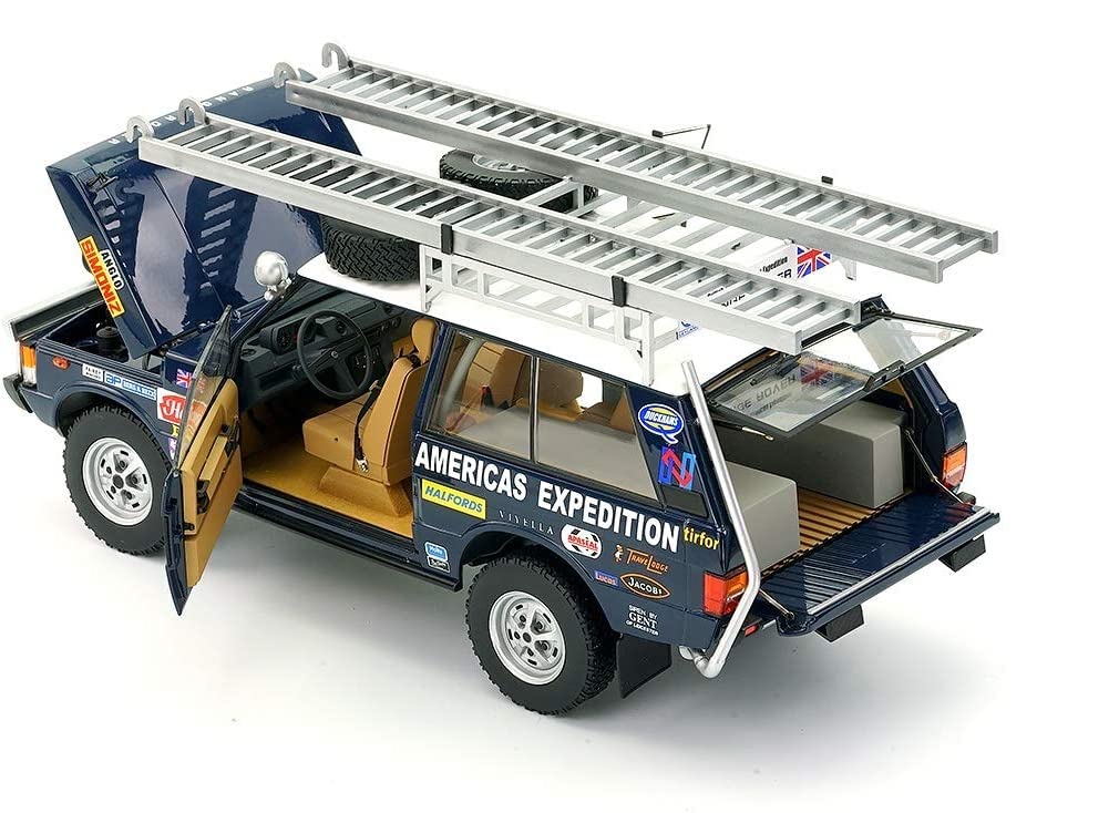 Almost Real Range Rover British Edition Scale Complete Diecast Car 810108 "The Trans-Americas Expedition" 1971-1972 (868K) 1/18
