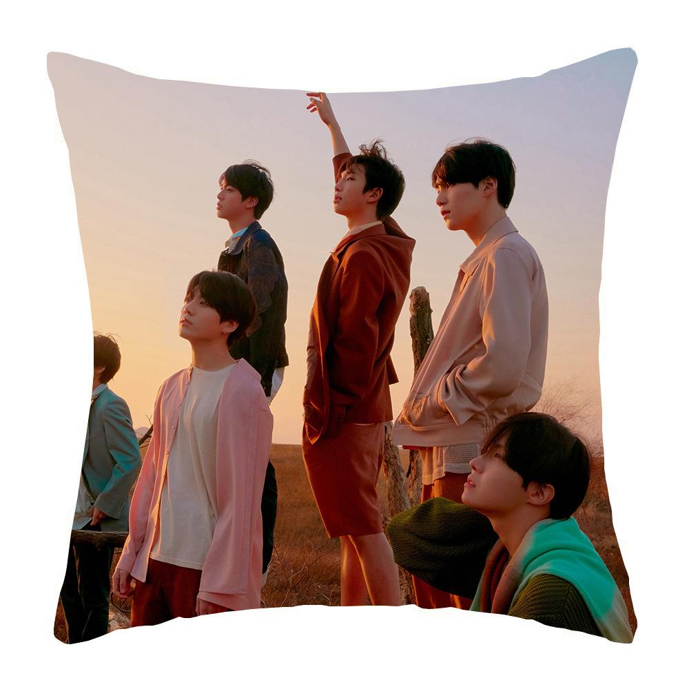 Of The Soul 7 Print Pillow Case Decorative Kpop Bangtan Boys Cover Cushion