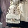 New Women's Underarm Bag Small Style Woolen Chain Bag Niche High-end Fashion Single Shoulder Crossbody Small Square Bag