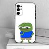 Funny Sad Frog pepe M-meme  Phone Case For Samsung S25,S24,S21,S22,S23,S30,Ultra,S20,Plus,Fe,Soft Silicone Black Cover