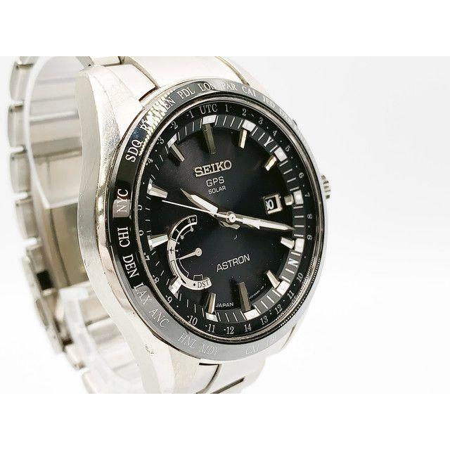 Used [Working Item] Seiko Astron GPS Solar 8X22-0AG0-2 Black Dial Men's Watch No Battery Replacement Required